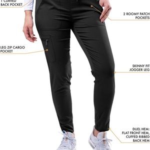 Adar Pro Modern Athletic Scrub Set for Women -